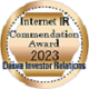 Internet IR Commendation Award