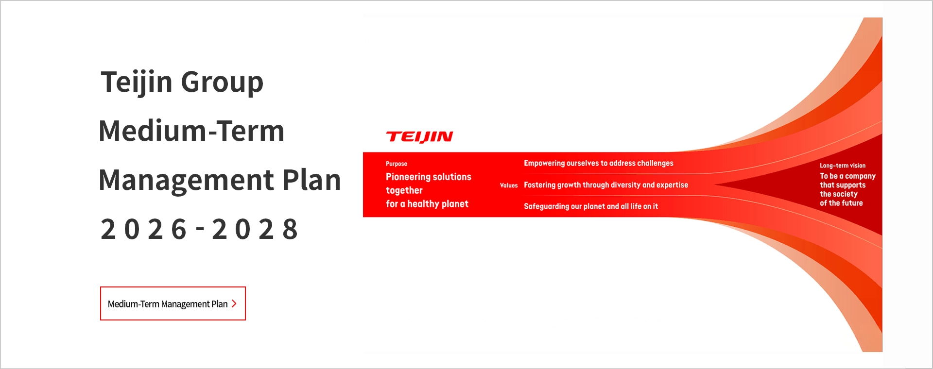 Teijin Group Medium-Term Management Plan 2026-2028